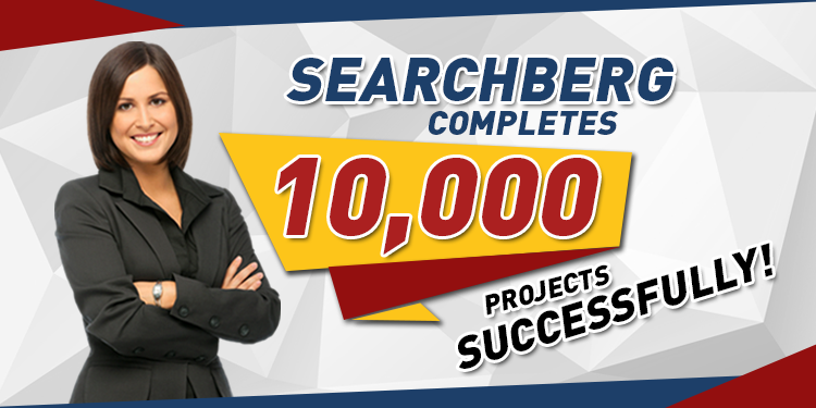 SearchBerg Completes 10,000 Projects!