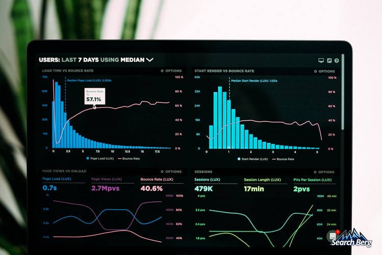 laptop screen displaying SEO analytics and important Google ranking factors