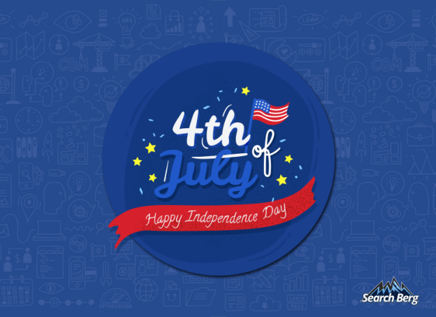 graphic design wishing people a happy Fourth of July