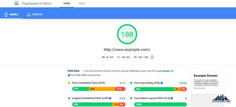 checking page load time to reduce bounce rate