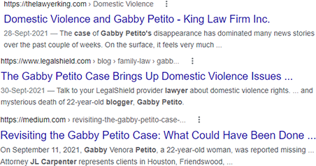 Gabby Petito case