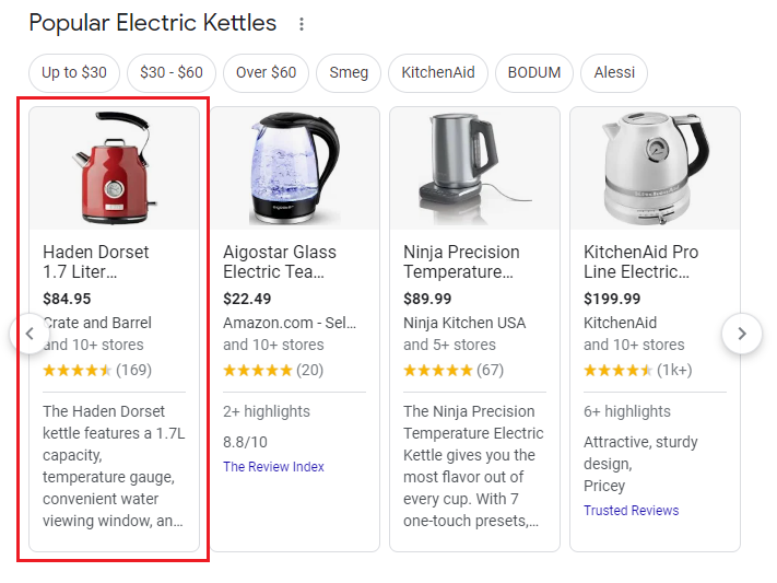 electirc kettlets