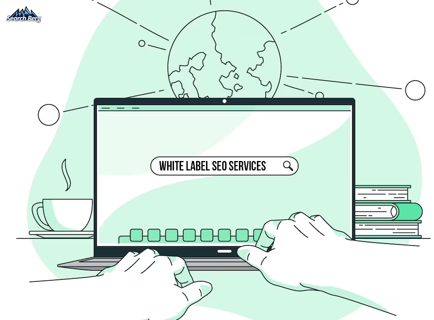 a concept illustration of white label SEO