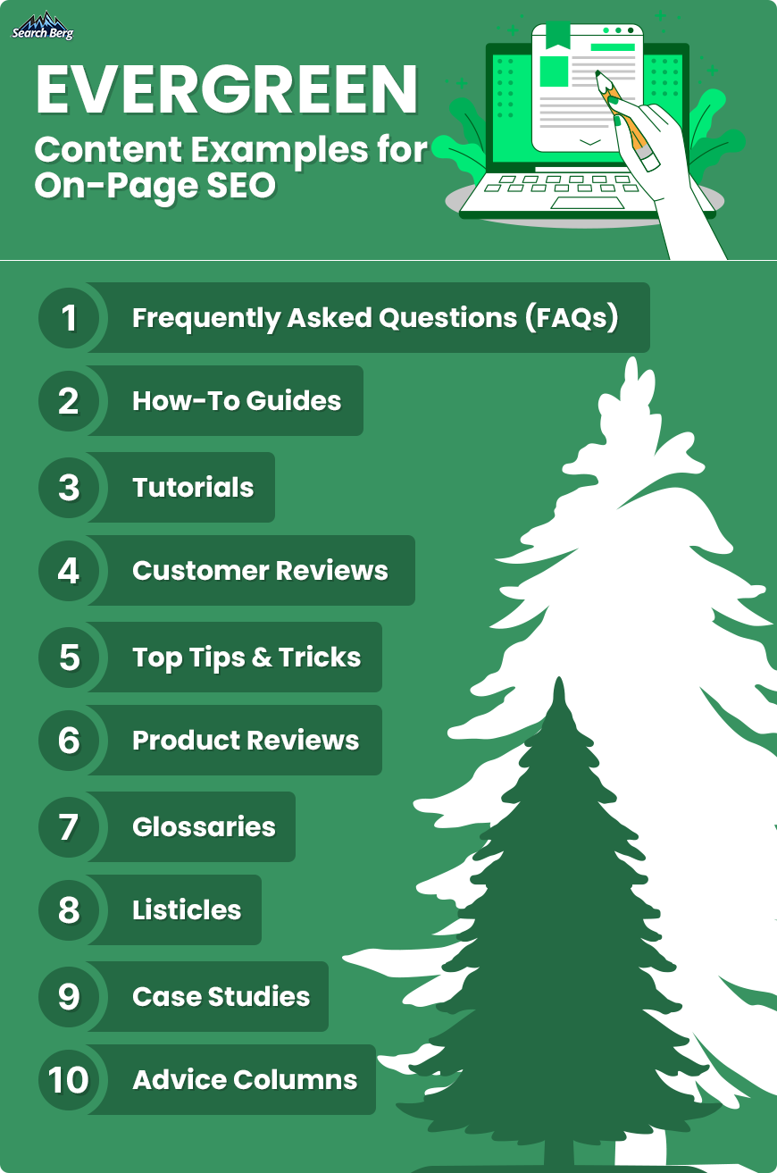 evergreen content ideas for on-page SEO purposes