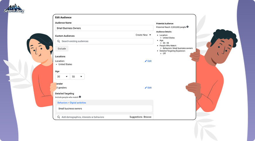 Ad targeting features on Instagram using Meta Ads Manager