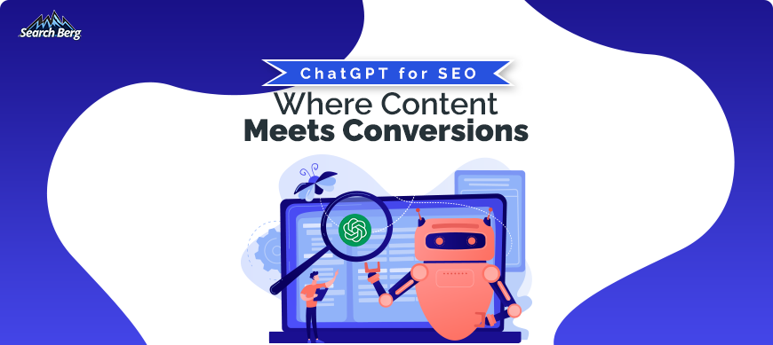 An illustration depicting the usage of ChatGPT for SEO rankings