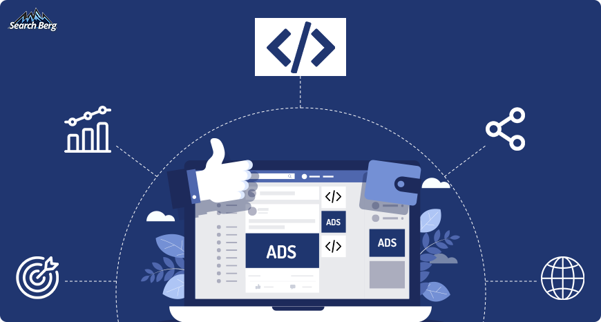 a concept illustration of Meta Pixel (Facebook Pixel)