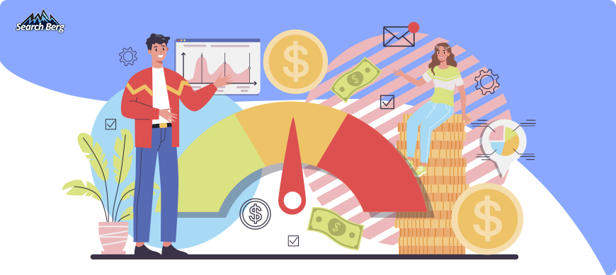 a concept illustration of cost per acquisition (CPA)