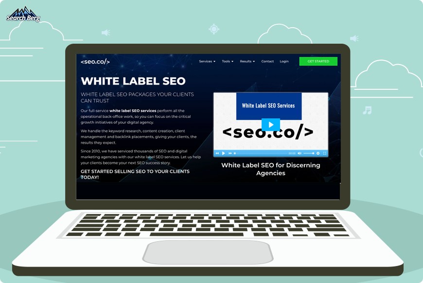 a screenshot of SEO.co's white-label SEO service page