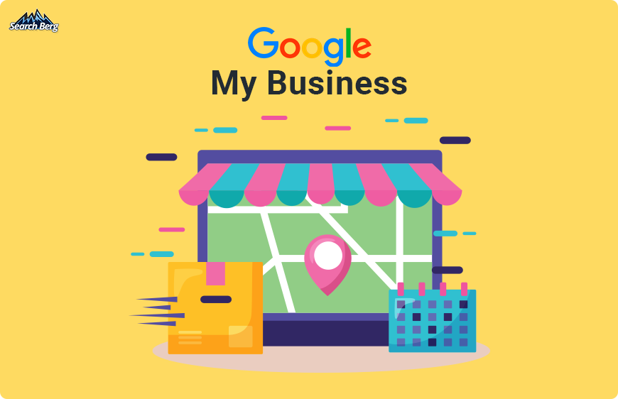 A graphic of Google My Business's logo.
