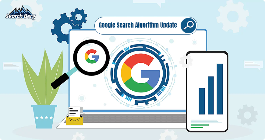Illustration of Google Search Algorithm Update