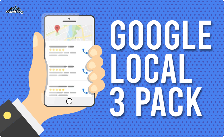 A graphic of the Google Local 3 Pack