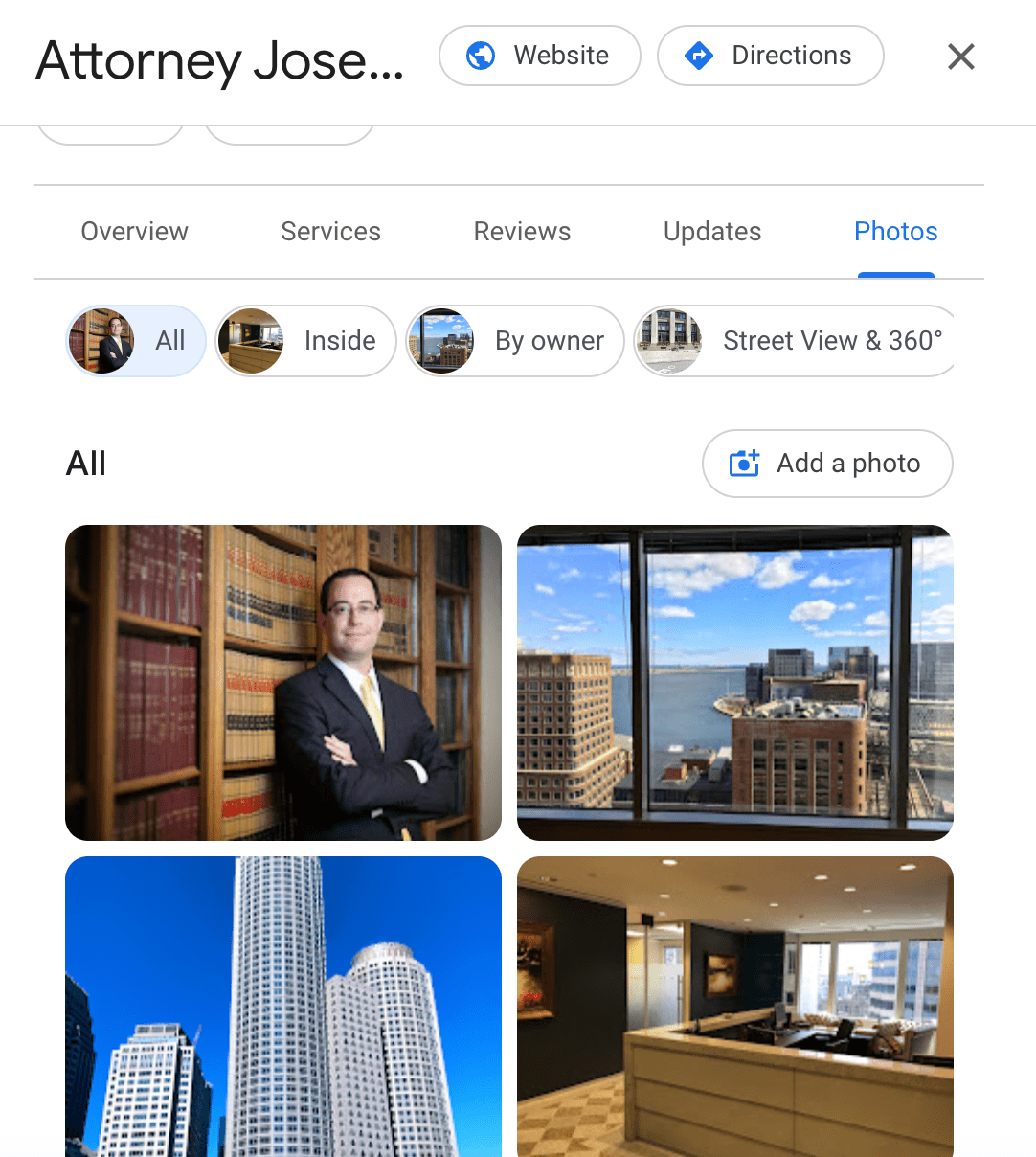 Google Business Profile photos