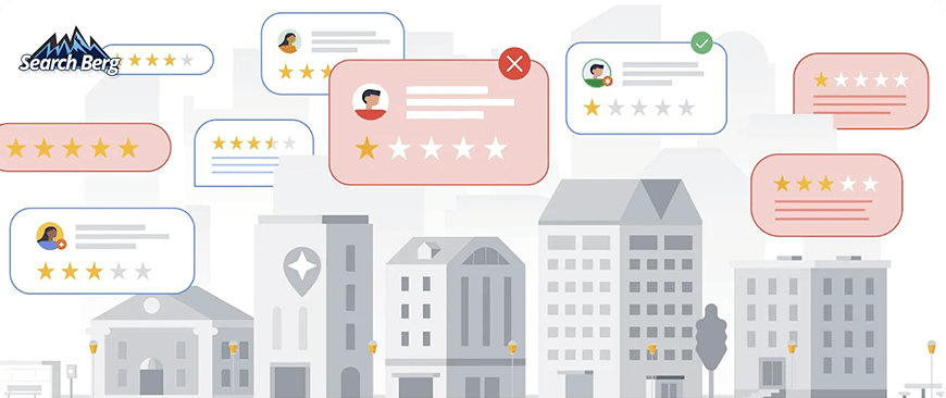 Google Maps fake reviews standing out amidst genuine reviews.