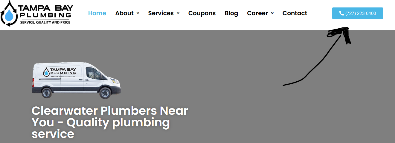 Adding calling button to your website 