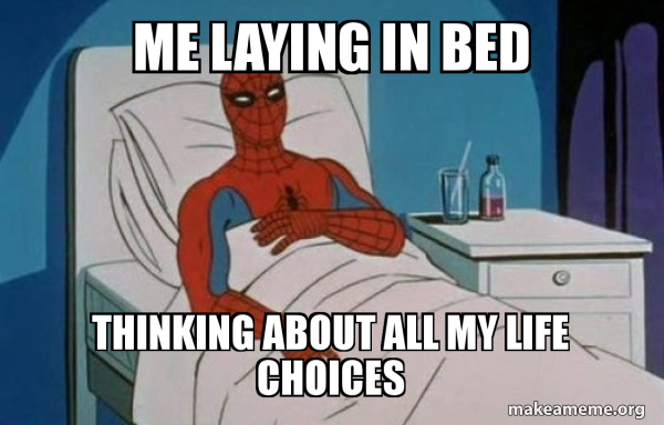 spider man tired meme