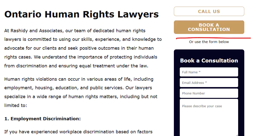 Call to actions optimization