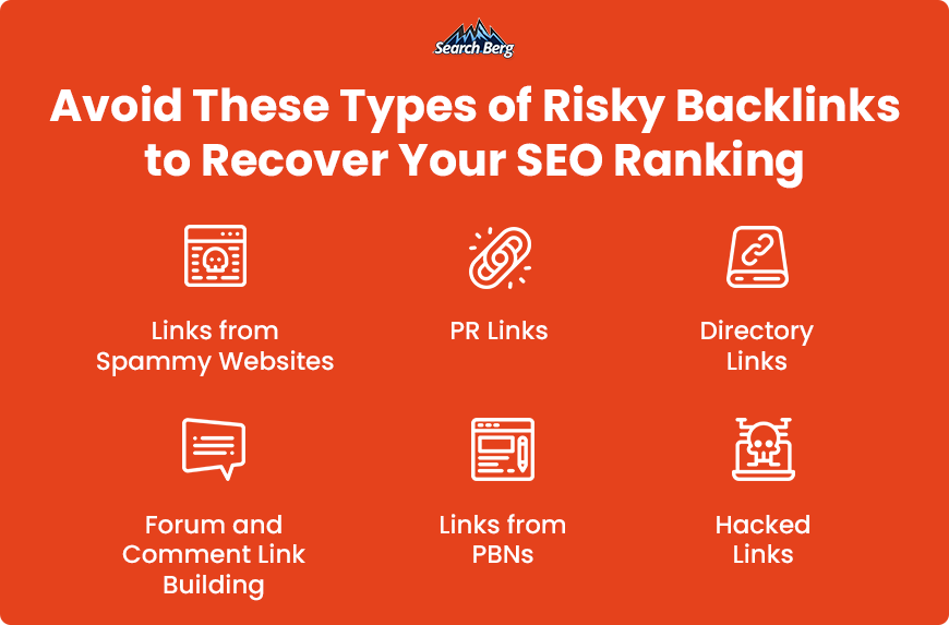 Reassess backlink profile and authority for algorithm drop recovery
