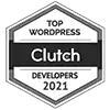 Clutch Wordpres 2021 Award Black and White
