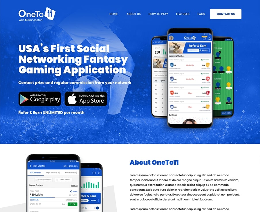 Landing Page Design