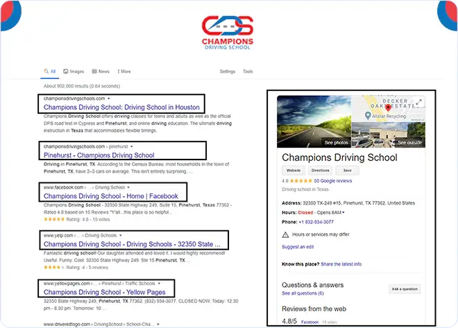 Champions Driving School